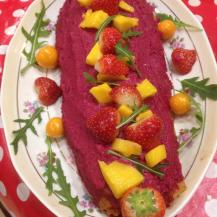 Buche ananas/fruits rouges